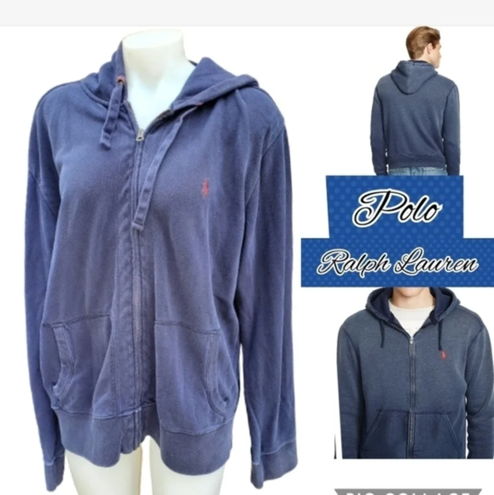 Polo Ralph Lauren Blue Logo Hoodie‎ XL
